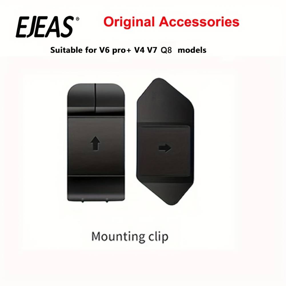 Ejeas Motorcycle Helmet Headset Original Accessory Clip Bracket For V6 V4 Pro V7 Q7 Q8 Intercom Compatible With All Types Helmets