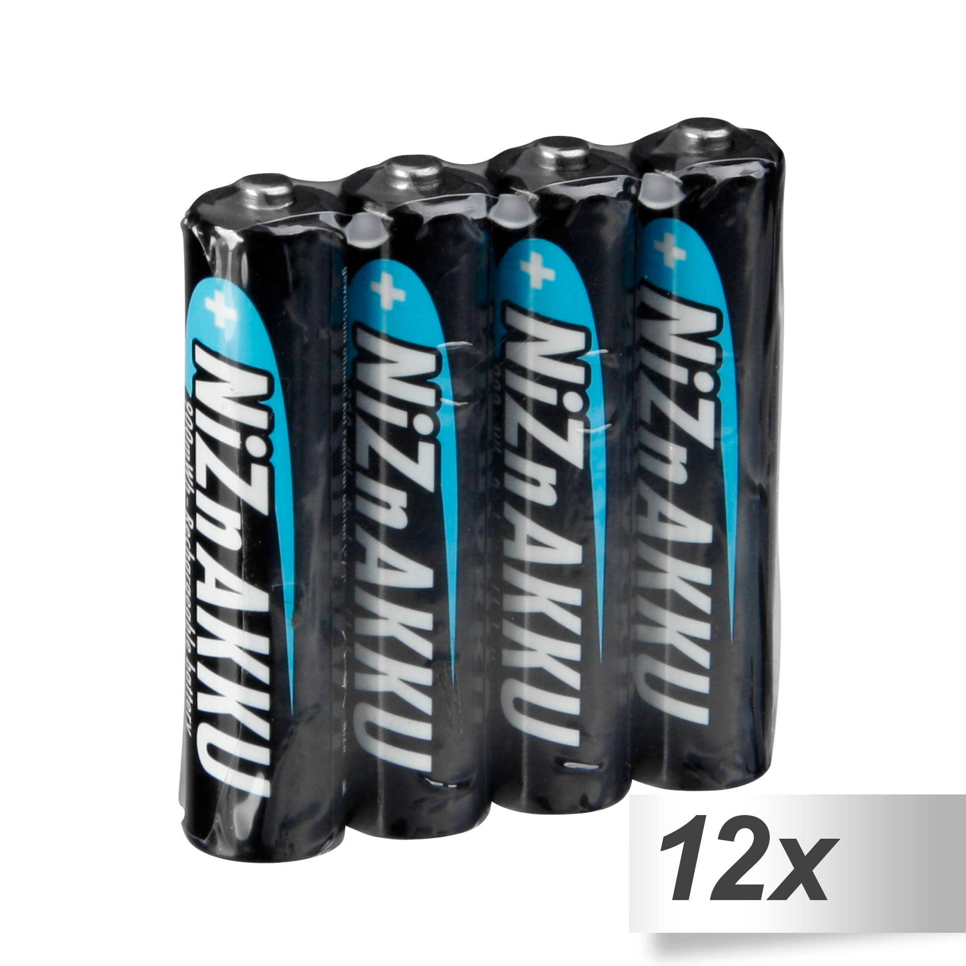 12x4 Ansmann NiZn bat. Micro AAA 900 mWh 1321-0001