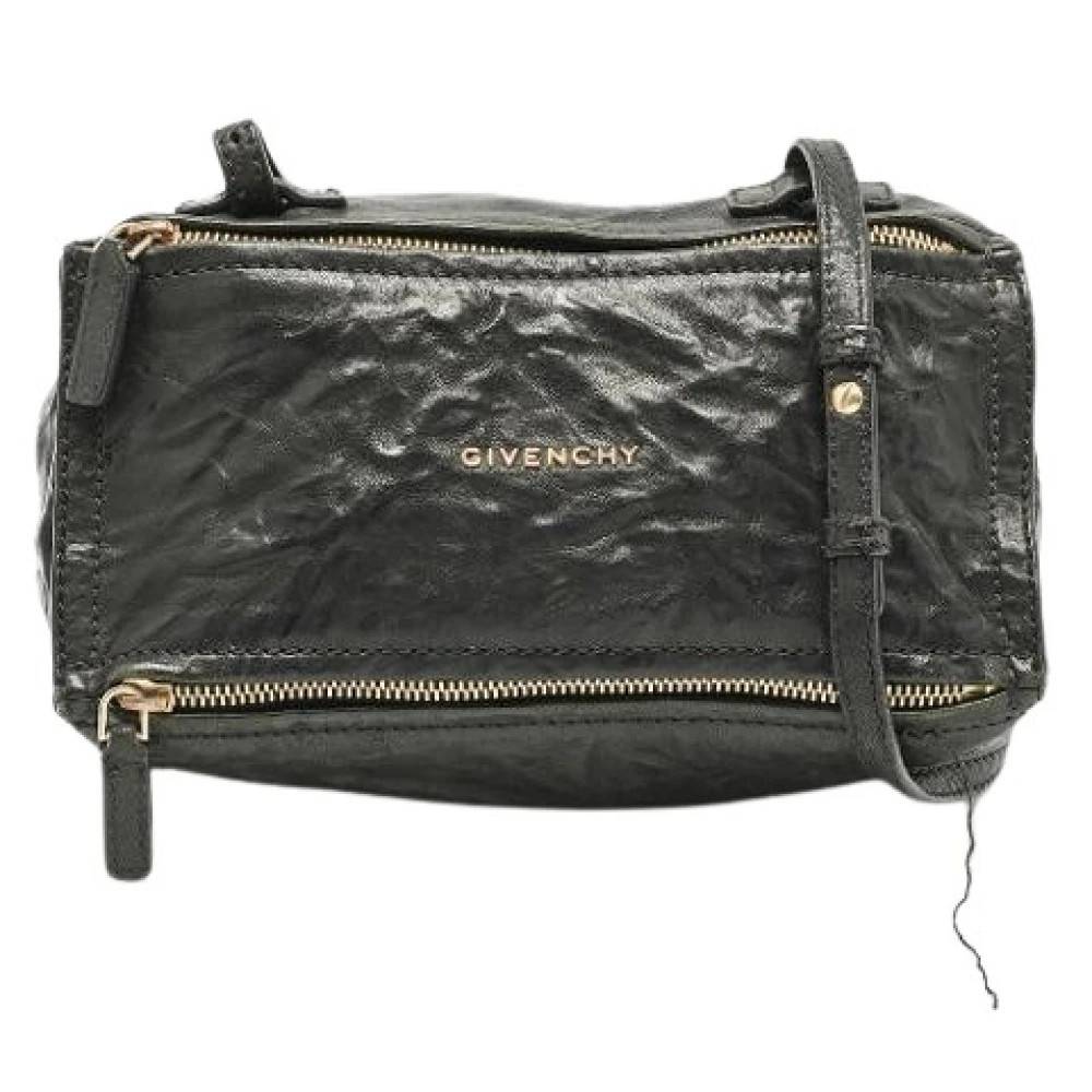 Givenchy Pre-owned Pre-owned Læder Crossbody Taske - Vintage - Dame - Sort - ONE SIZE - Læder