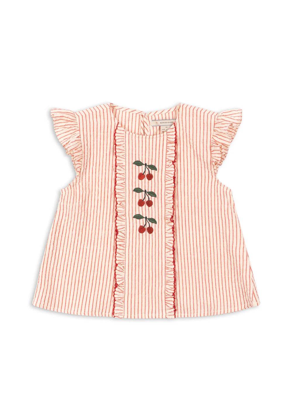 Ellie Frill Top, Amour Stripe, Konges Sløjd
