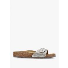 Womens Madrid Sandals In Washed Metallic Silver