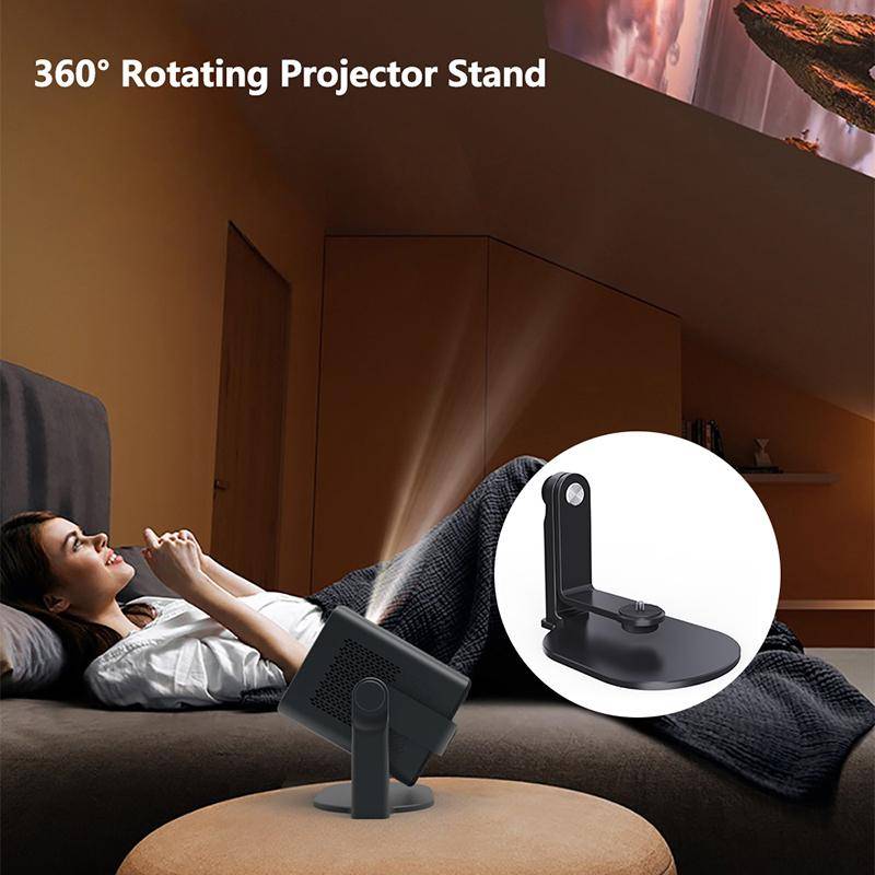 Projektorstativ Skrivbordsfäste Justerbar 360° Rotationshållare För Xgimi Halo H6 Xiaomi Hy300 Hy320 Universellt Stativ För Sängbord