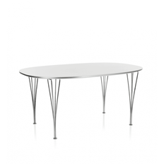 Fritz Hansen B617 Piet Hein Super-Ellipse™ - Sort Laminat