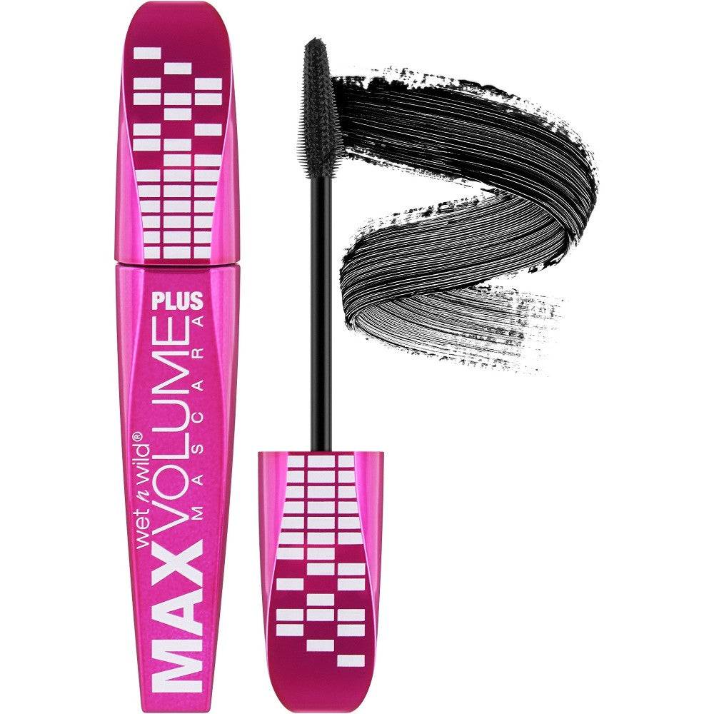 Wet n Wild Max Volume Plus mascara för maximal volym svart färg 8 ml