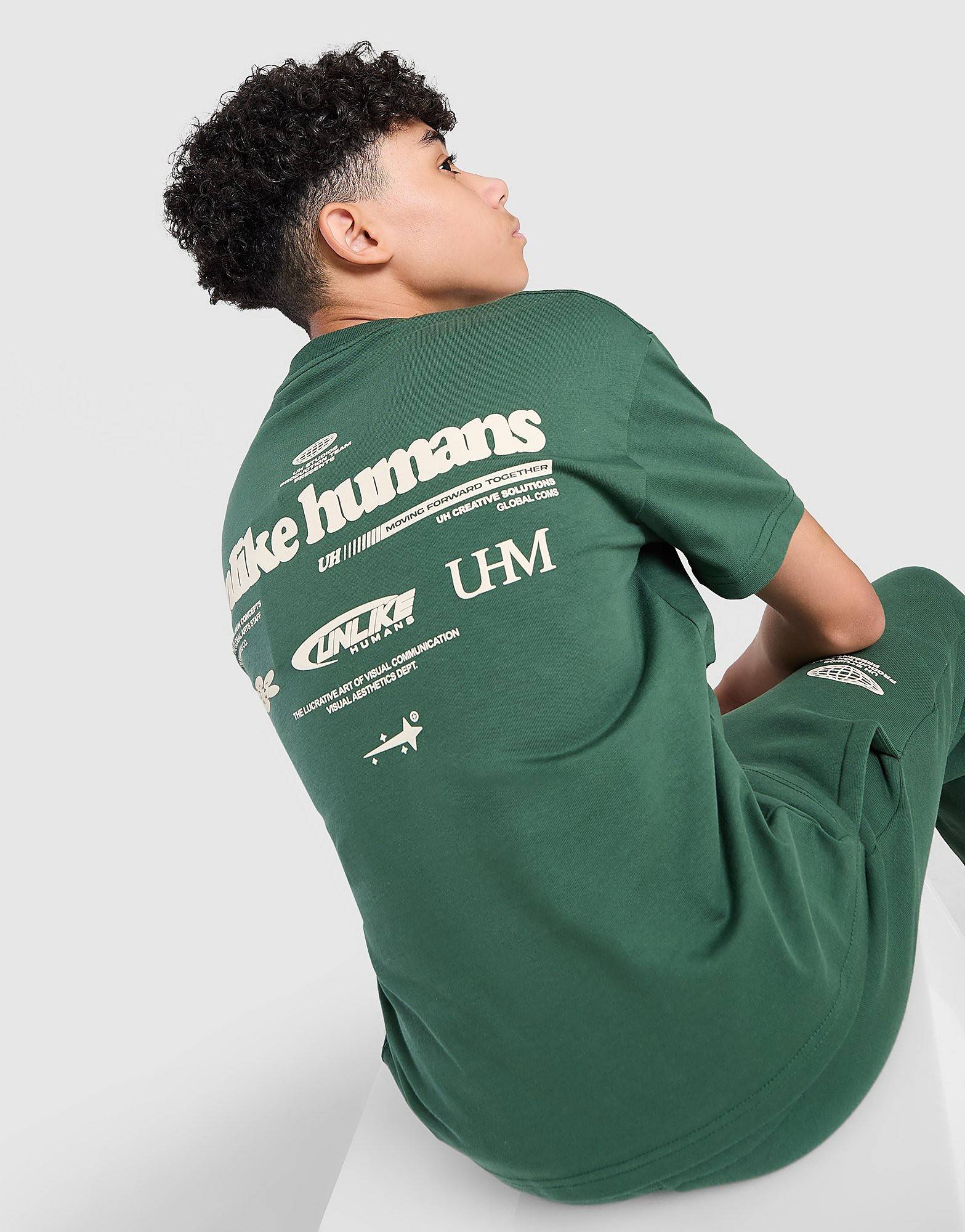 Unlike Humans Highgrade T-Shirt Junior, grön - 14-15Y