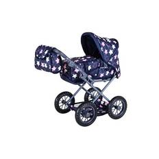 knorr toys® Ruby dockvagn, stjärna blå rosa