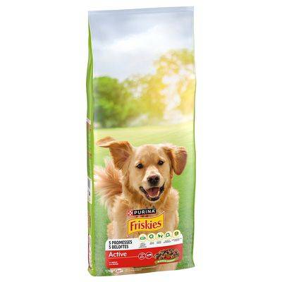PURINA Friskies Adult Hund Active med nötkött