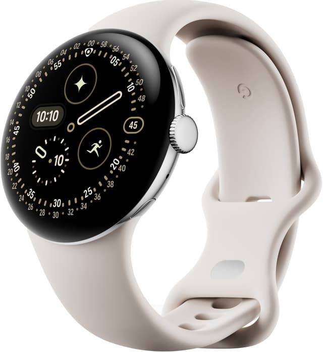 Google Pixel Watch 4 smartklocka 41mm LTE (porslin/silver)