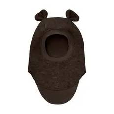Balaclava Ull - Dark Brown Melange