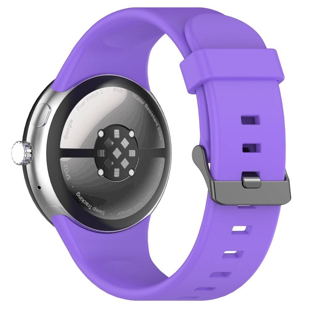 Google Pixel Watch 3 45mm - Silikon armband - Passar till handled 135-220mm - Lila