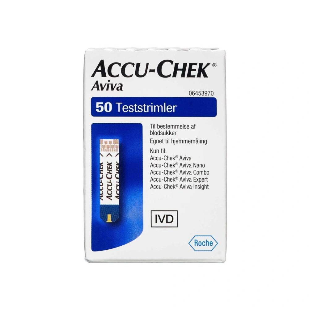 Accu-Chek Aviva Teststrimler - 50 stk