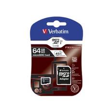 Micro SDXC Card 64GB Class 10 w/adaptor