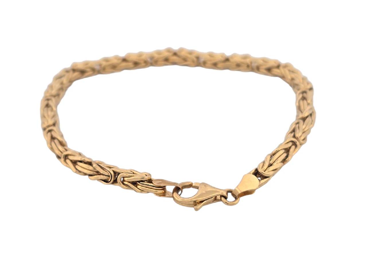 18k Kejsarlänk armband 6,7 gram 21 cm