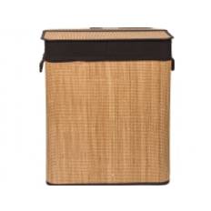 Laundry box with divider G21 63555164, 105l, bamboo