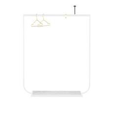 Asplund - Tati Coat Rack Large Carrara Marmor White - Klädhängare - Broberg & Ridderstråle - Vit
