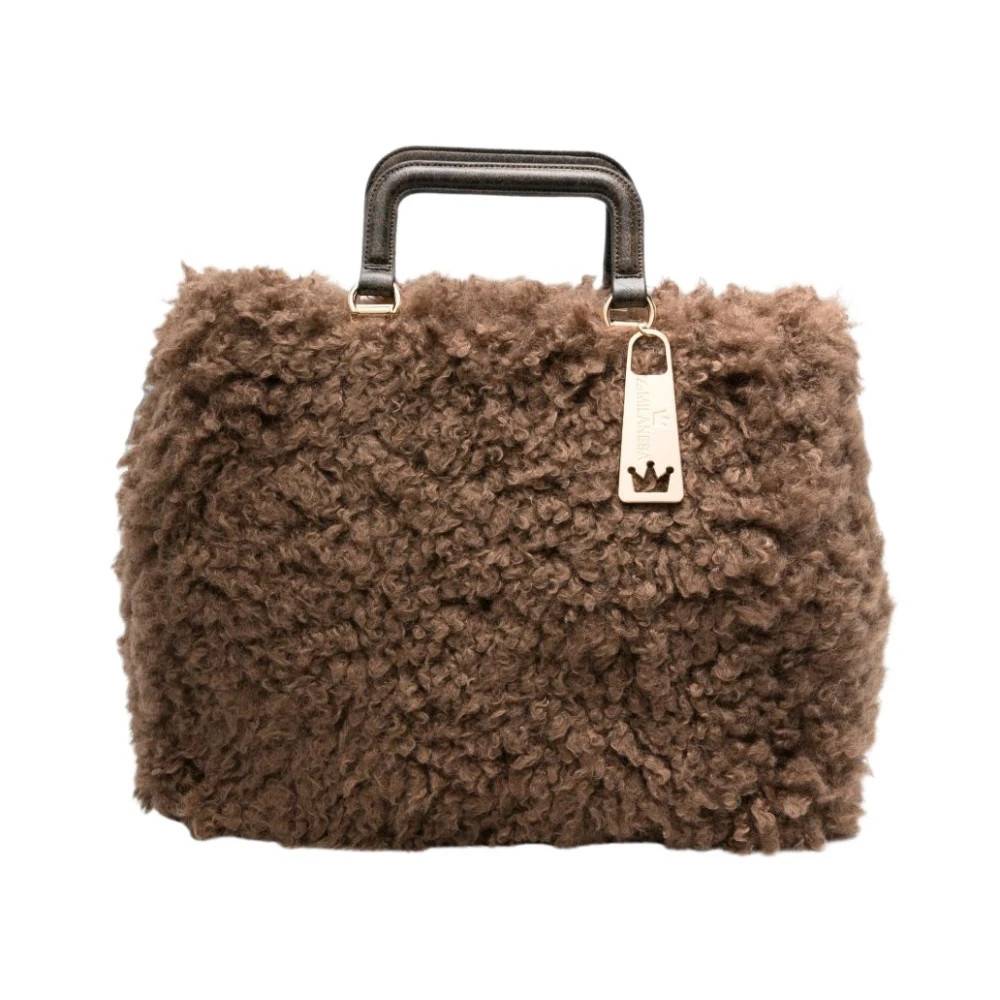 La MILANESA LA Milanesa Taske.. Beige - Tasker - Dame - Brun - ONE SIZE - Uld