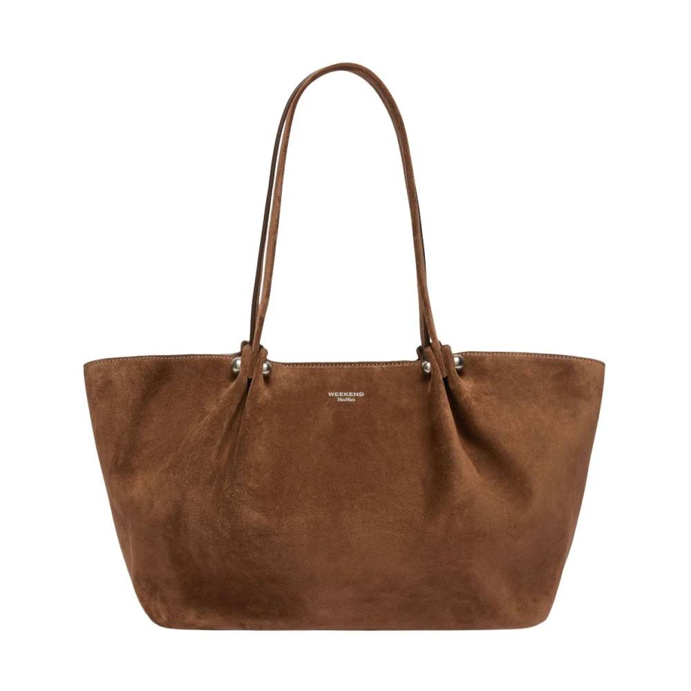 Weekend Max Mara Wkapesi Tote - Tasker - Dame - Brun - ONE SIZE - Uld