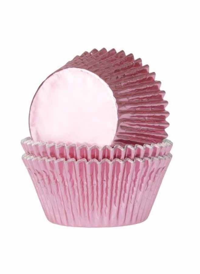 Muffinsformar Mini Folierade Babyrosa 36 st - House of Marie