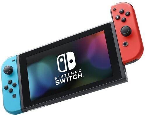 Nintendo Switch 2017 | inkl. Spel | röd/blå | 2 Controller | The Legend of Zelda: Link's Awakening