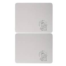 2PCS Coffee Bar Mat Multifunctional Prevent Slip Waterproof Shockproof Absorbent Dish Drying Mat 30x40CM