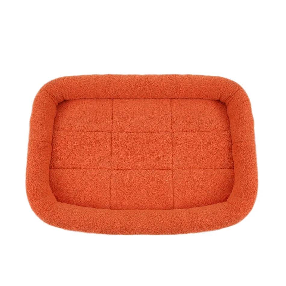 Soft Plush Pet Bed Mat – Calming Cushion for Cats & Dogs, S to XXL - Dog cushion K / XXL(100X70CM) (XXL(100X70CM))