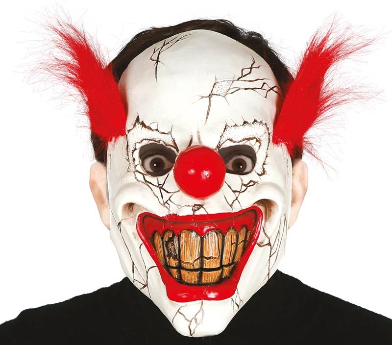 Horror Clown latex maske