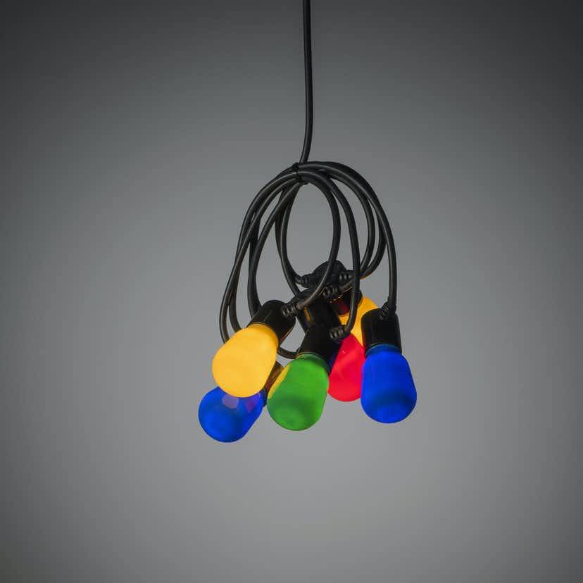 Ljusslinga Gnosjö Konstsmide Ovala lampor LED E14