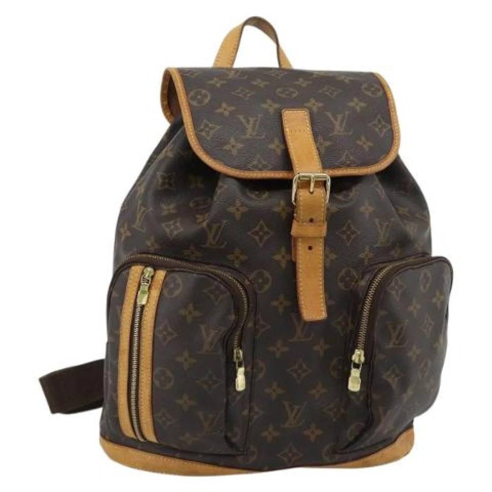 Louis Vuitton Vintage Pre-owned Monogram Canvas Rygsæk - Vintage - Dame - Brun - ONE SIZE - Uld