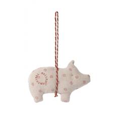Maileg - Pig Ornament - Julgransdekorationer - Gris neutral prikker - H6 x W8,5 cm