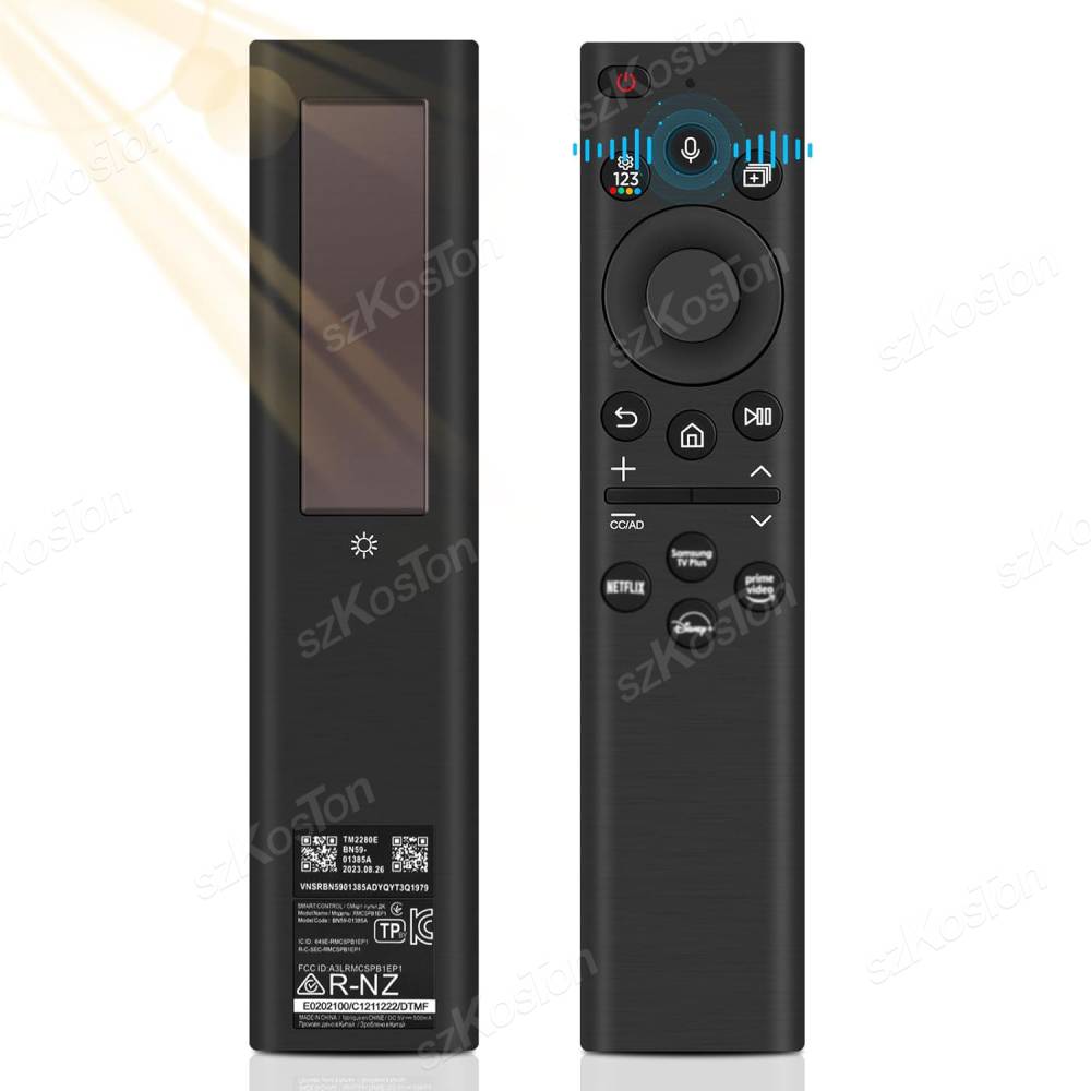 Replacement Remote Control for Samsung Smart TV BN59-01385A Solar Charging Voice Remote for Samsung TVs Neo QLED The Frame 4k 8K