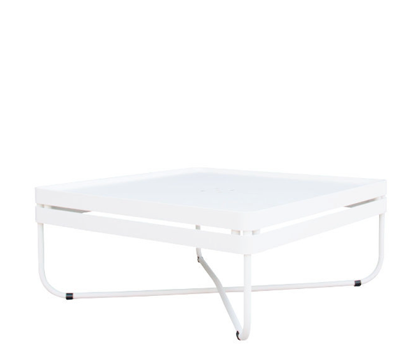 Ygg&Lyng Bris Outdoor table - Hvid / Mørkgrå