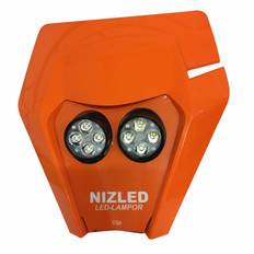 Dubbelkåpa 100w KTM 2017-2019, orange, kallvit 2xE406k NIZLED
