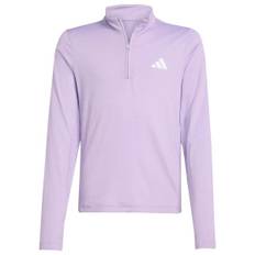 adidas Girl's Goto PZ 1/4 Zip Longsleeve Tee Funktionströja Barn Storlek 152 Färg lila