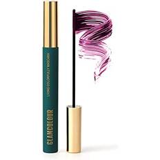 Magisk färg Skinny Mascara, Färgglad Tjock Curling Skinny Mascara, Naturlig Vattentät Långvarig Smetfri, 4D Silk Fiber Eyelash Mascara (Rak lila)