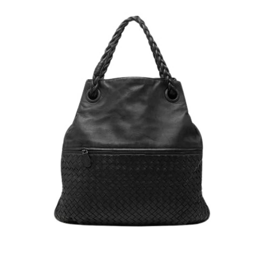 Bottega Veneta Vintage Pre-owned Julie Skuldertaske - Vintage - Dame - Sort - ONE SIZE - Uld