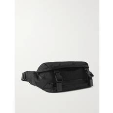 SAINT LAURENT - Logo-Embroidered Canvas Belt Bag - Men - Black