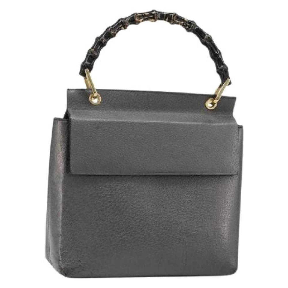 Gucci Vintage Pre-owned Vintage Håndtaske - Vintage - Dame - Grå - ONE SIZE - Uld