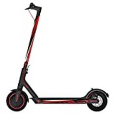 STYLISH SCOOTERS Xiaomi M365 klistermärken, Sport Red Dekorativa Vinyl för din elektriska sparkcykel, Gäller för alla modeller. (Röd)