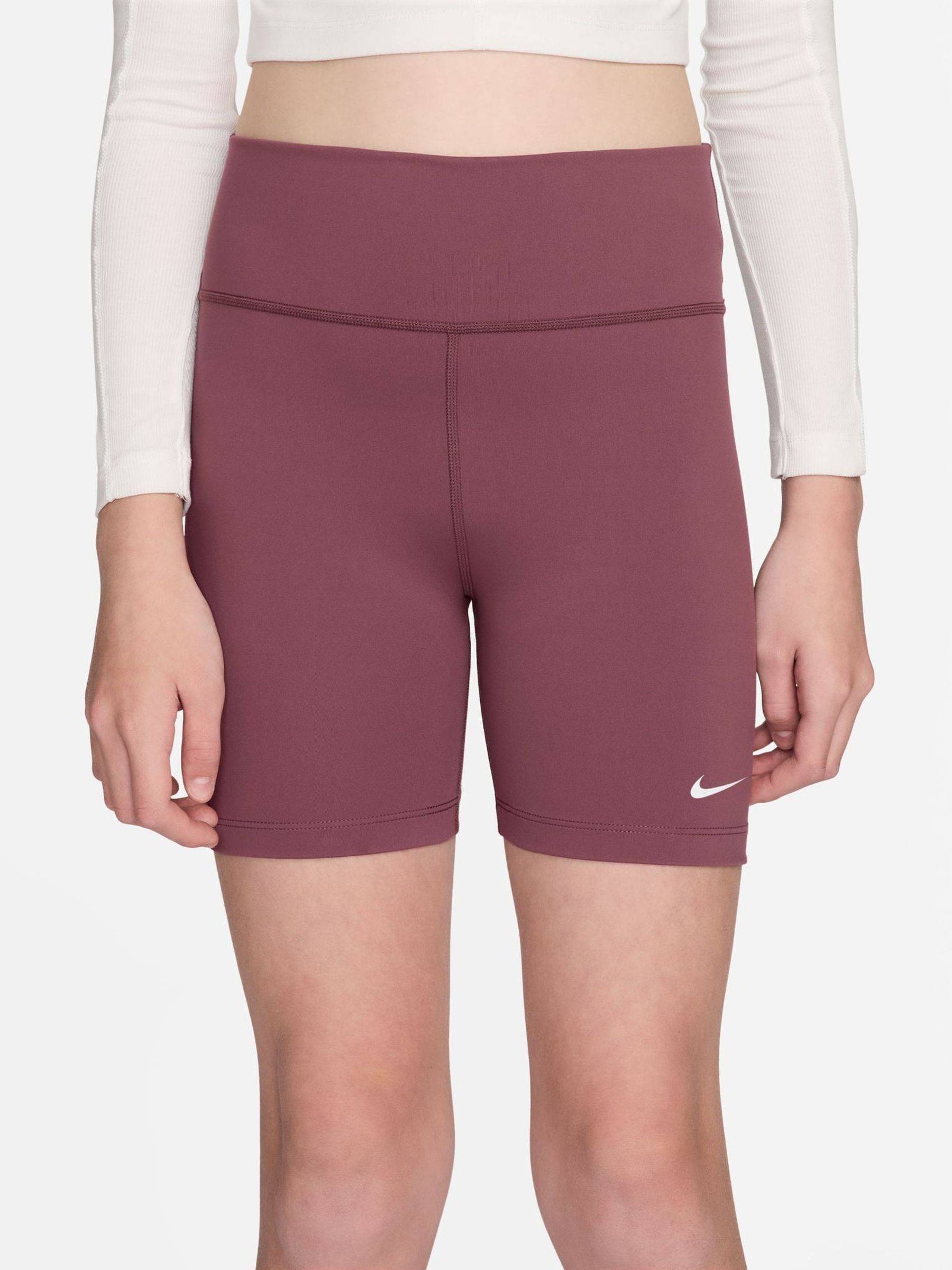 Nike Nike Pink Smoke Dri-FIT One 5 Inch Bike Shorts - 122-128cm (7-8 Years)
