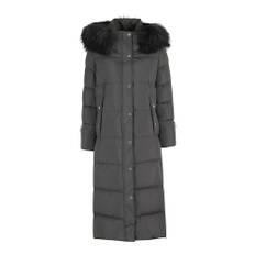 Moorer, Frakke, Dame, Sort, S, Polyester, Luksus Pelsjakke