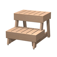 Harvia Modular L002LE Pall med två steg Al