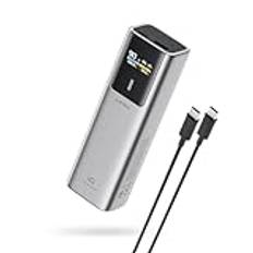 CUKTECH 10 Powerbank 10 000 mAh, Power Bank 100 W med digital display, externt mobiltelefonbatteri för iPhone 15/14/13-serien, Samsung Galaxy S23/S22, iPad Air/Pro, Xiaomi, MacBook, Dell med mera