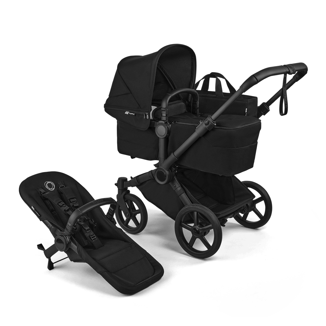 Bugaboo Donkey 6 Komplett Barnvagn Black Heritage Black Black Heritage Black One Size Svart One Size unisex