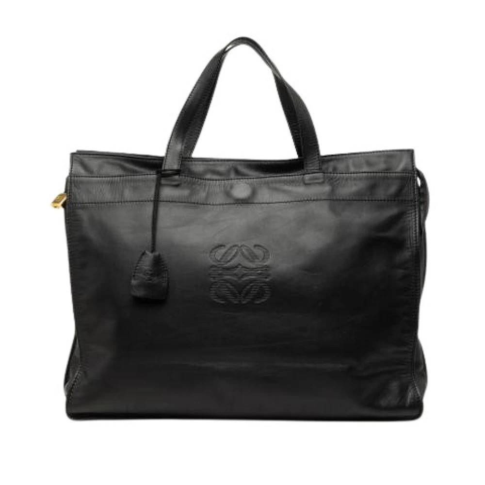 Loewe Pre-owned Pre-owned Tote Bag - Vintage - Dame - Sort - ONE SIZE - Læder