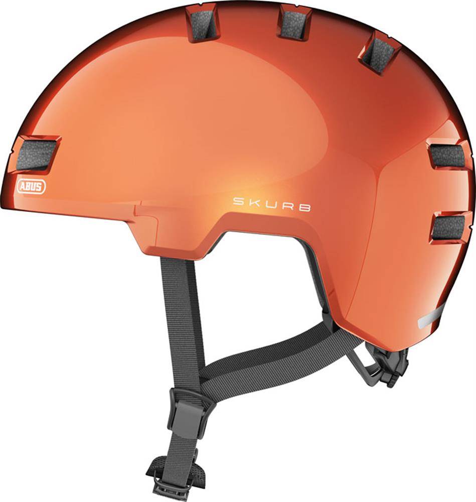 Abus Skurb Cykelhjelm - L 58-61cm / signal yellow