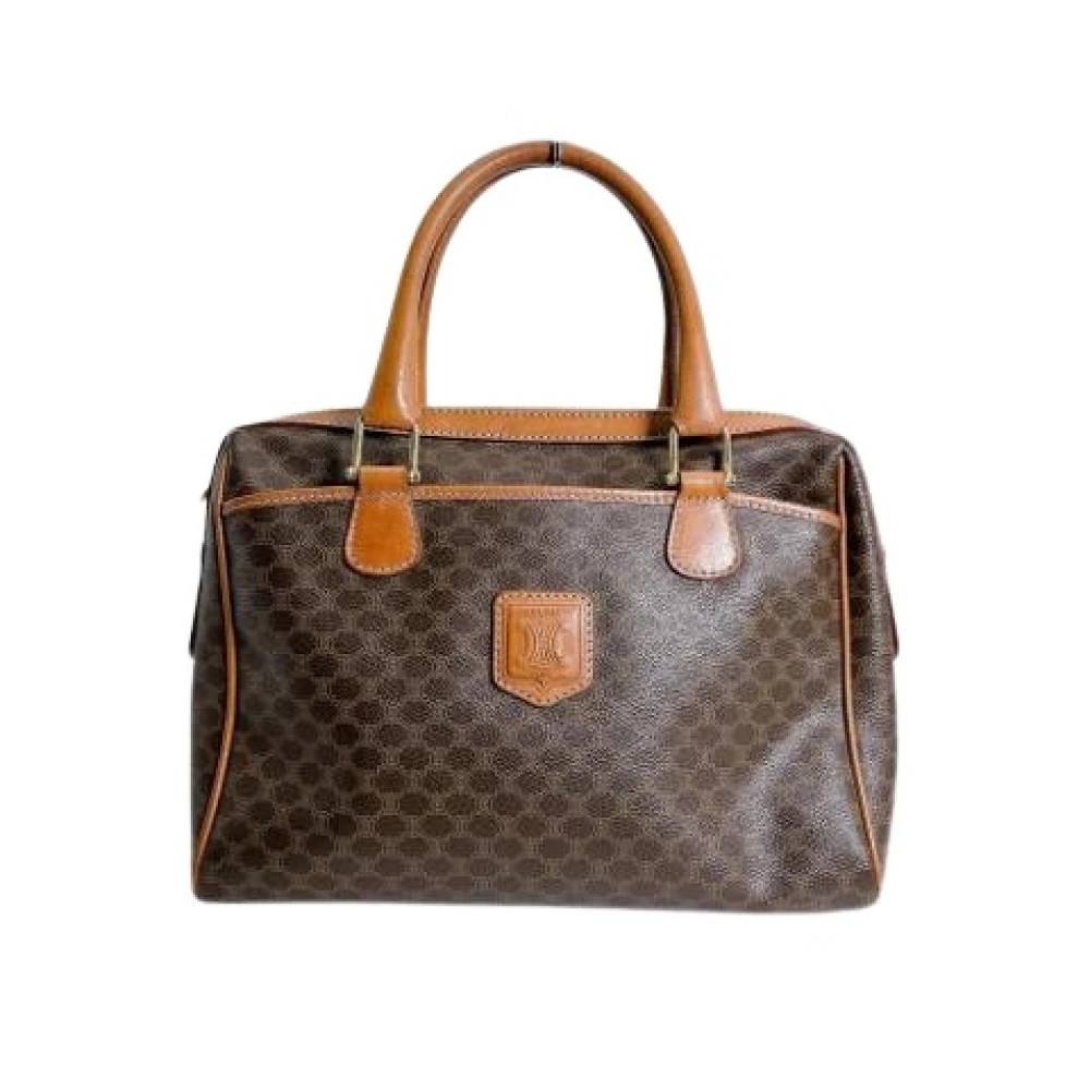 Celine Vintage Pre-owned Vintage Håndtaske - Vintage - Dame - Brun - ONE SIZE - Uld