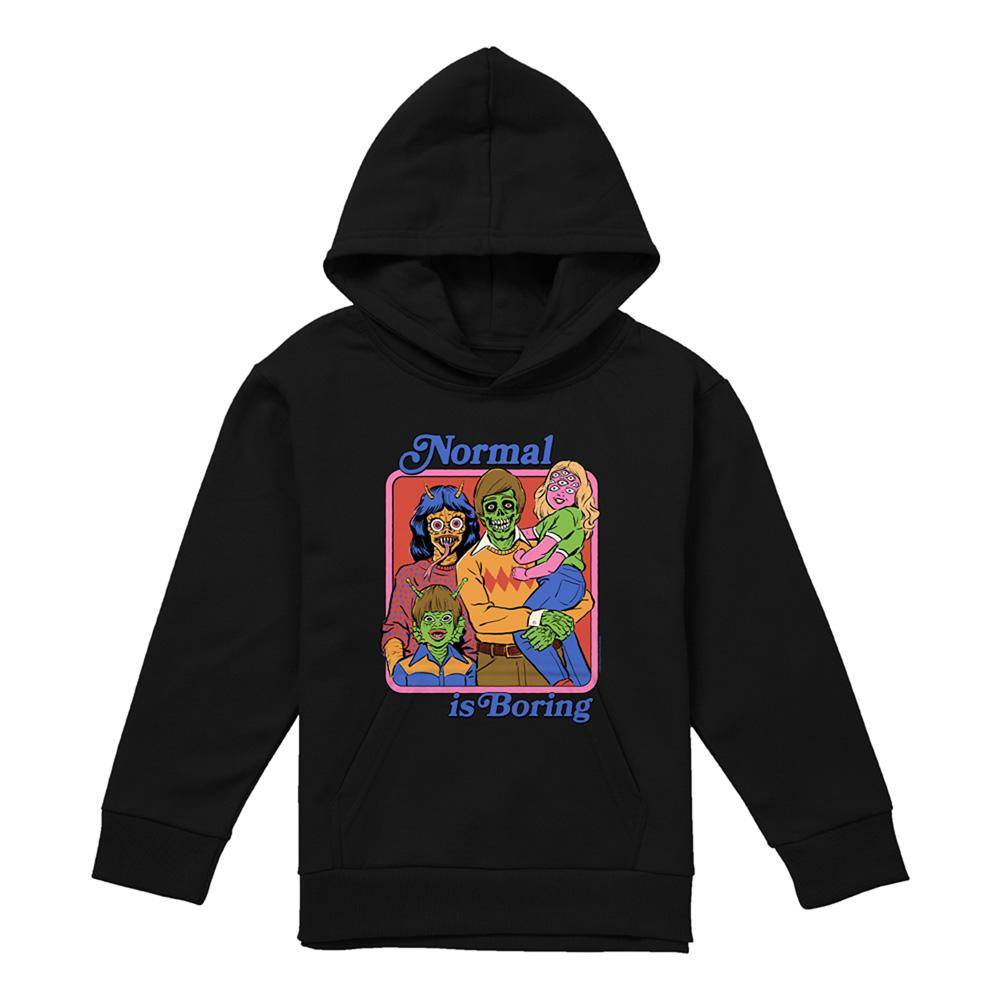 Steven Rhodes Childrens/Kids Normal Is Boring Hoodie 5-6 Years