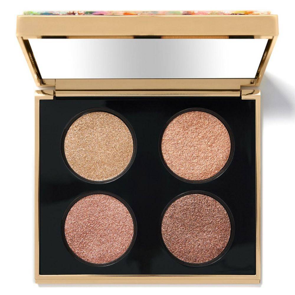 Bobbi Brown Moon Struck Luxe Eyeshadow Quad Palette FY24 Kerry Rosenthal Collection, Skyline Shimmer, Bronze Light, Mars, Morning Coffee, 1 piece