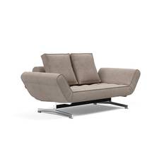 Innovation Ghia sovesofa - krom ben (krom, 318 Cordufine Beige)