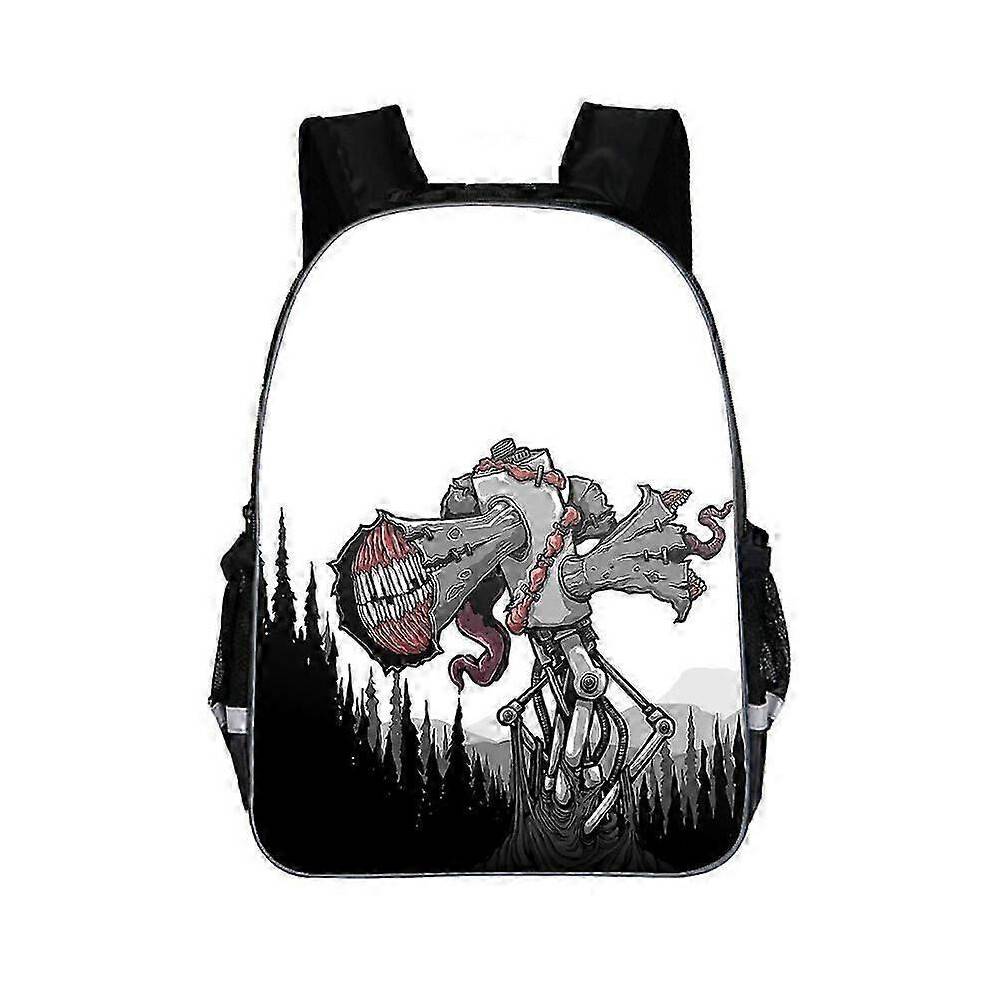 (16inch, backpack 3) Children Siren Head Backpack For Cartoons Printing Teenage Boys Waterproof School Bags Fashion Cute Kids Rucksack Unisex Mochila